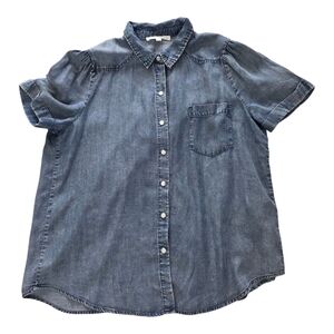 Jane and Delancey Blue Button Down Shirt